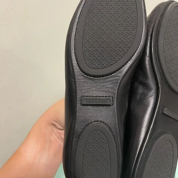 Tory Burch Leather Minnie Ballet Flats - Picture 7 of 7